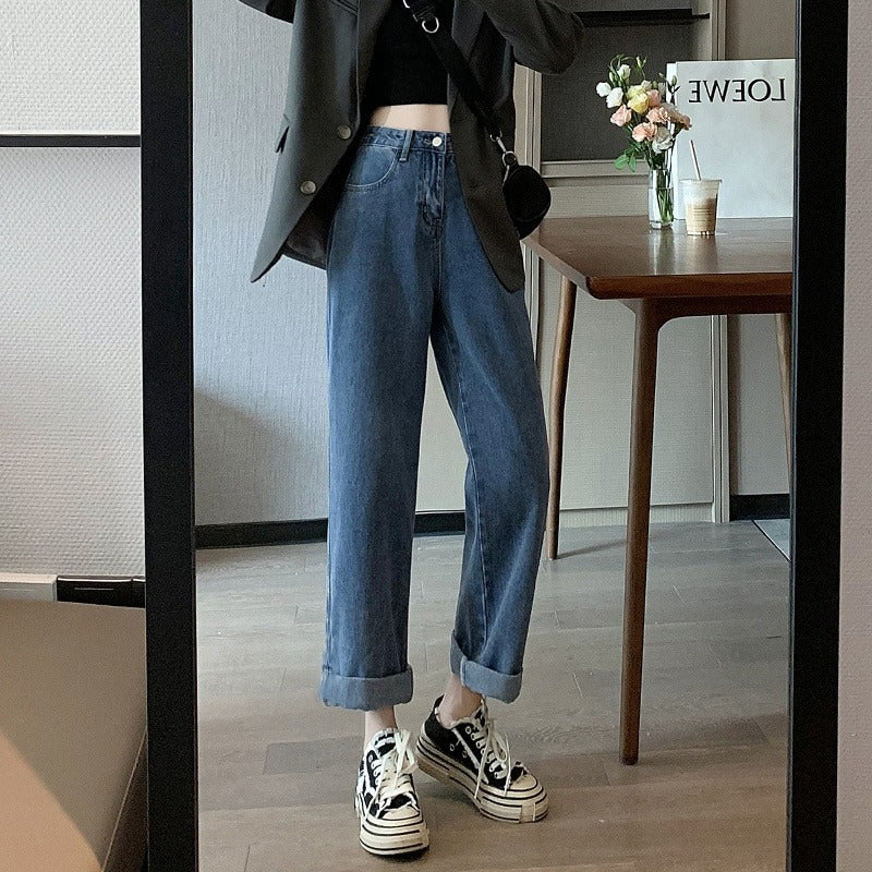 Wide High Waisted Cowboy Pants For Women-Legletic