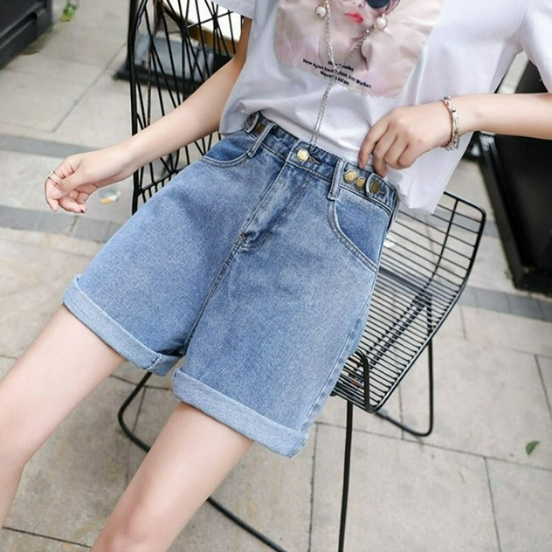 Vintage Summer Women's Shorts-Legletic