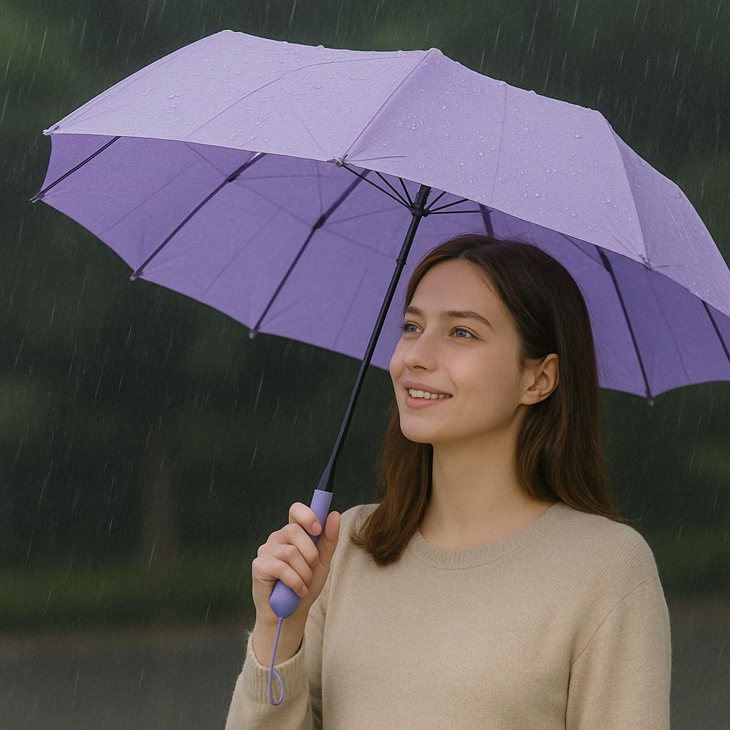 Compact Pocket Travel Umbrella With Storage Case