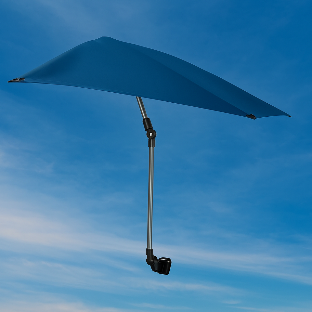 Height Adjustable Chair Umbrella With 360 Degree Adjustment Fixture