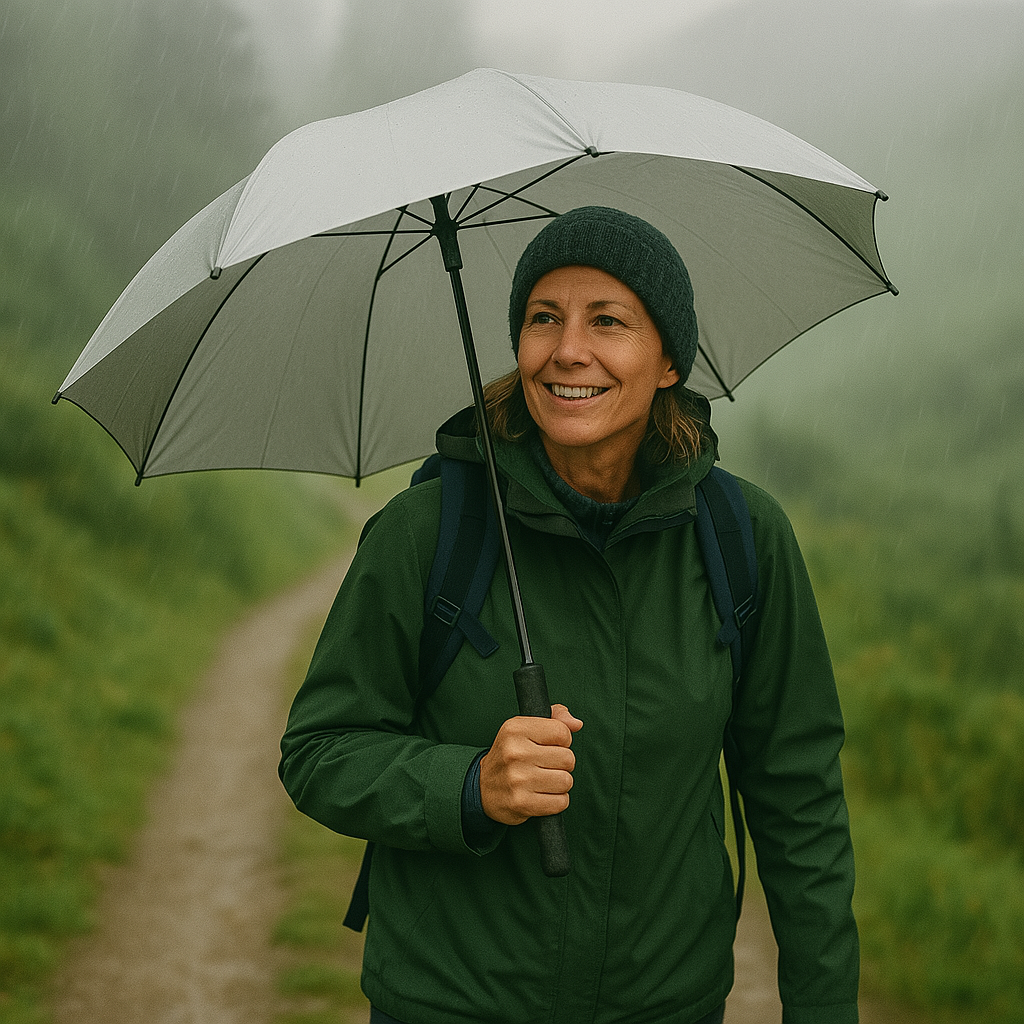 Large Arc Outdoor Hiking Umbrella
