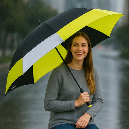 62 Inches Arc Wind Resistant Golf Umbrella