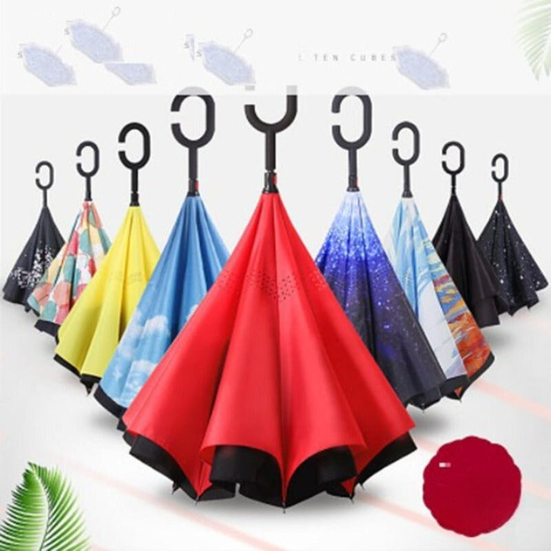 Folding Double Layer Stand Inside Umbrellas