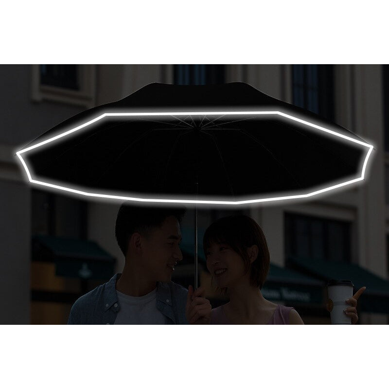 Automatic Folding Inverted Umbrella With LED Flashlight