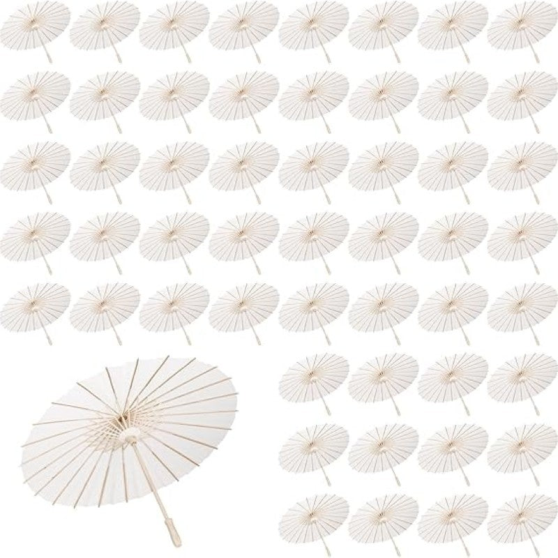 Traditional Paper Parasol Umbrella Set