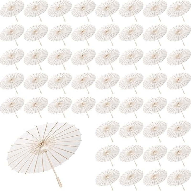 Traditional Paper Parasol Umbrella Set