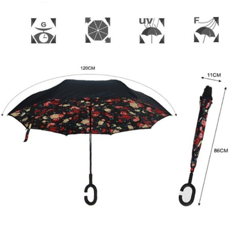 Folding Double Layer Stand Inside Umbrellas
