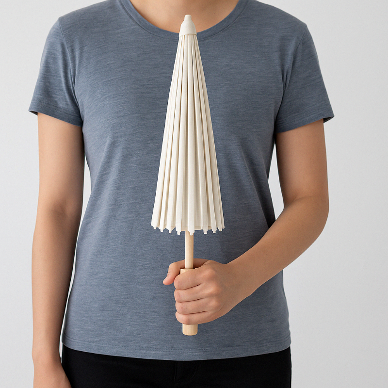 Traditional Paper Parasol Umbrella Set