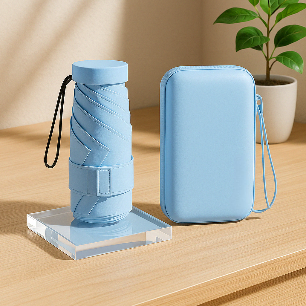 Travel Mini Umbrella For Purse With Small Case