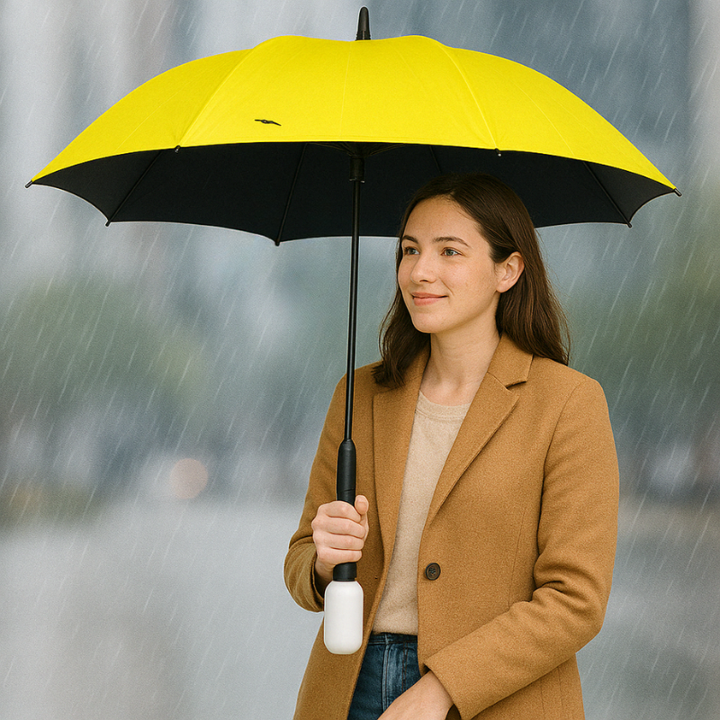 Umbrella With Fan For Outdoor Events