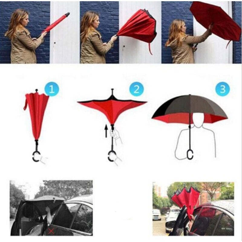 Folding Double Layer Stand Inside Umbrellas