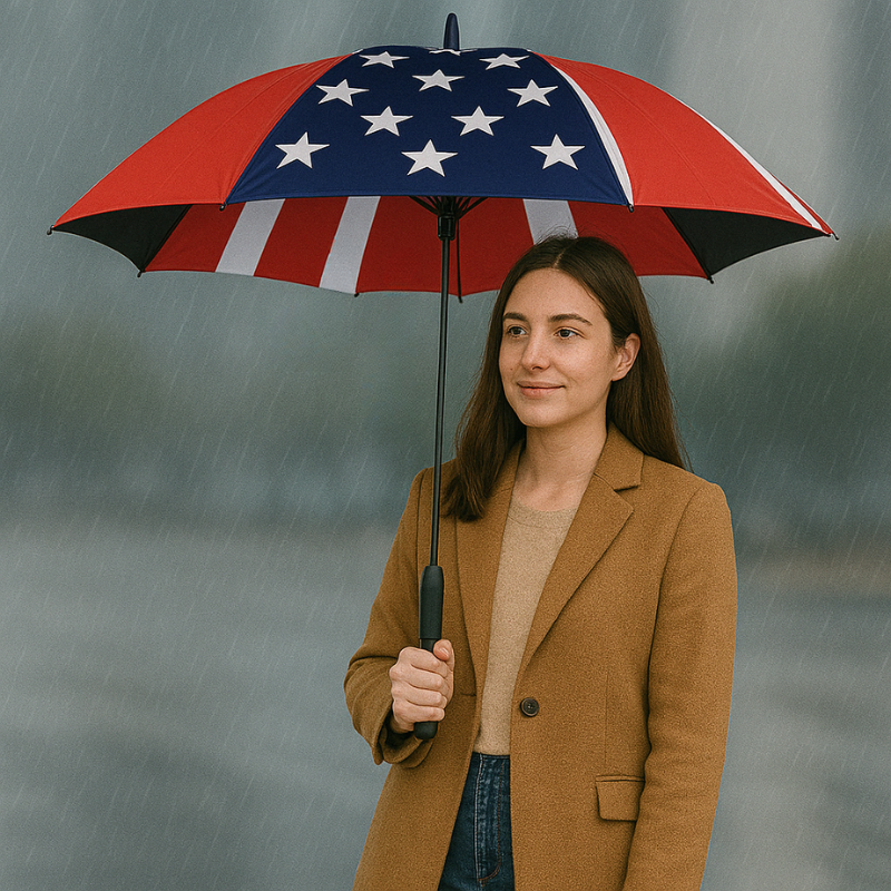 Umbrella With Fan For Outdoor Events