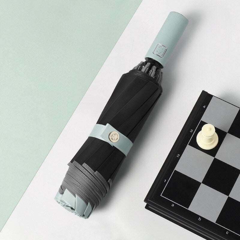 Automatic Folding Inverted Umbrella With LED Flashlight