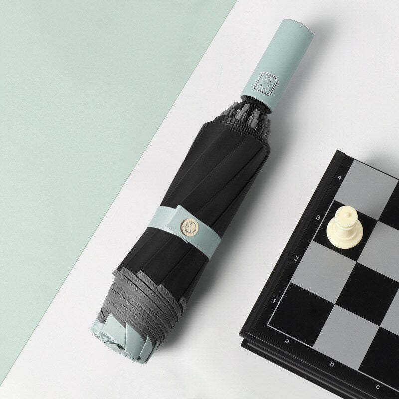 Automatic Folding Inverted Umbrella With LED Flashlight