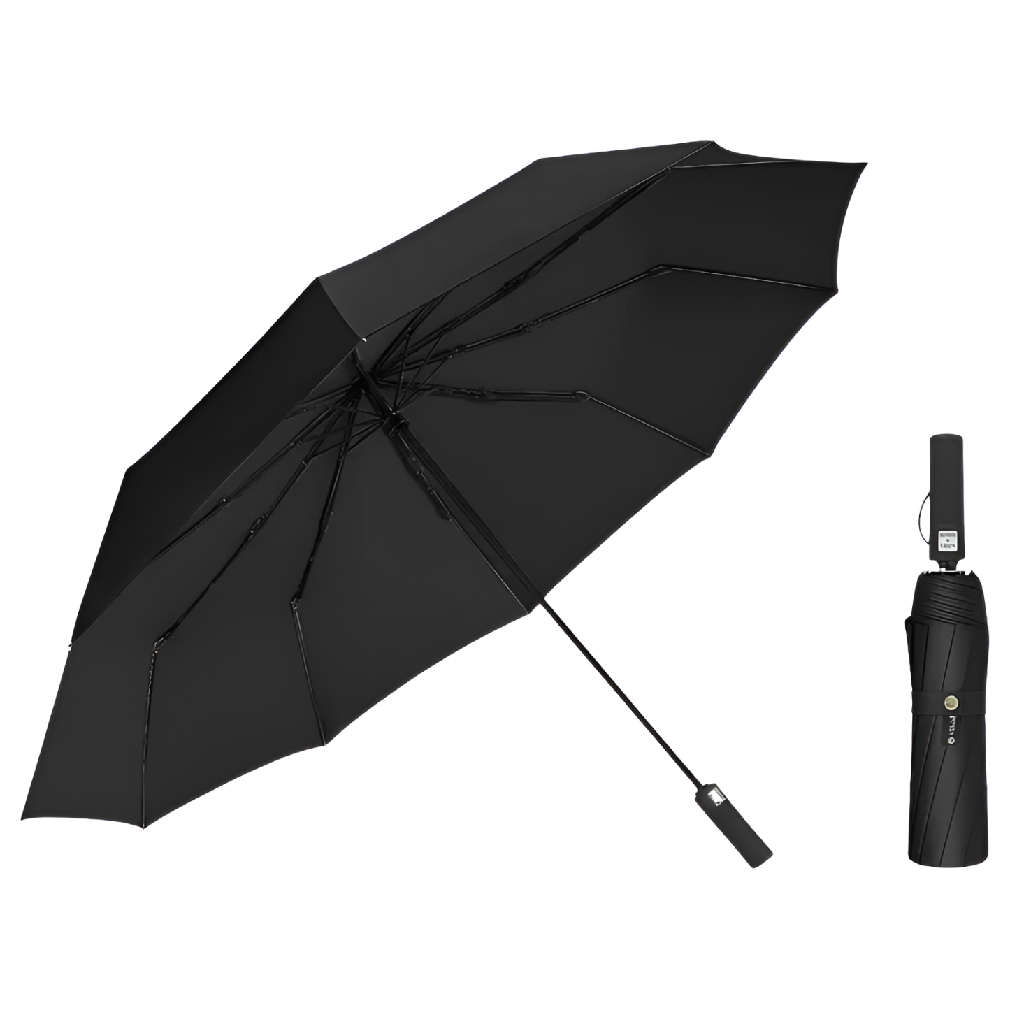 Hydrophobic Automatic Folding Multifunction Travel Golf with Built In Fan and Mist Large Double Canopy Windproof Storm Resistant Double Rib UV Sun Protection