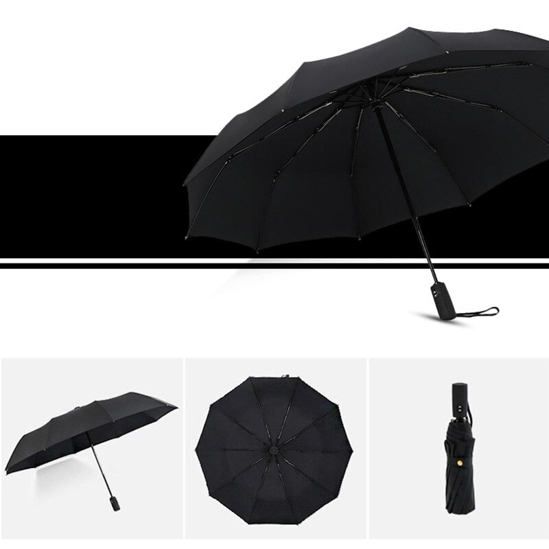 Windproof Double Automatic Folding Umbrella