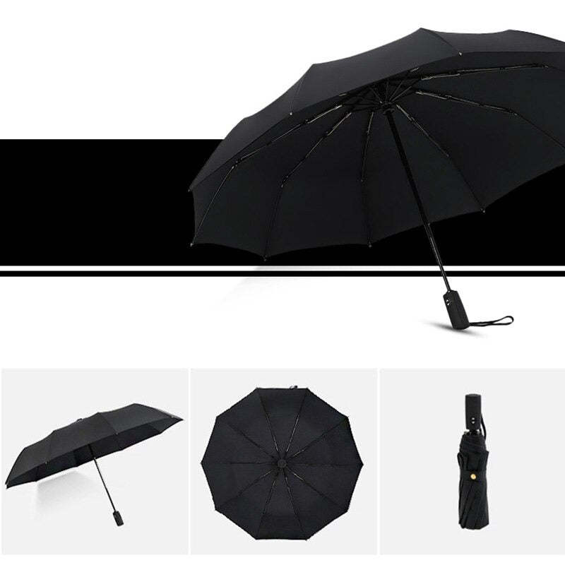 Windproof Double Automatic Folding Umbrella
