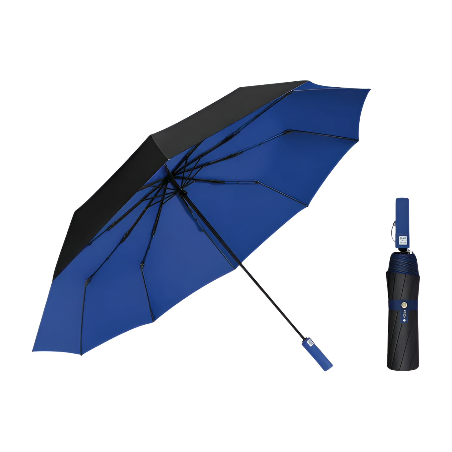 Hydrophobic Automatic Folding Multifunction Travel Golf with Built In Fan and Mist Large Double Canopy Windproof Storm Resistant Double Rib UV Sun Protection