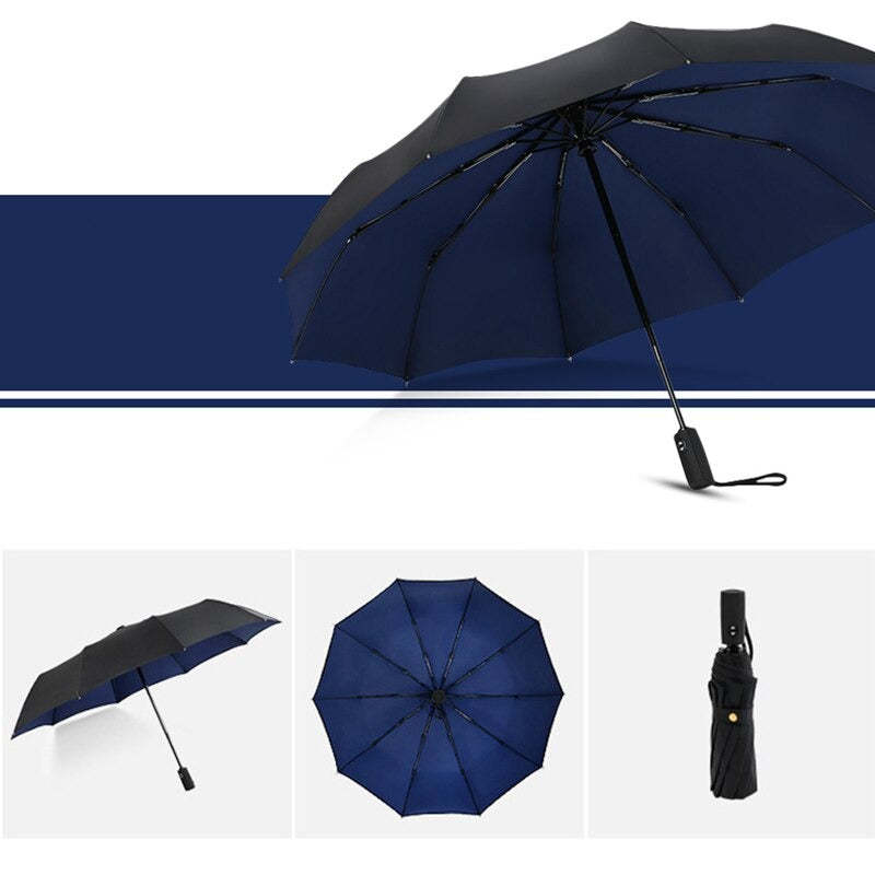 Windproof Double Automatic Folding Umbrella