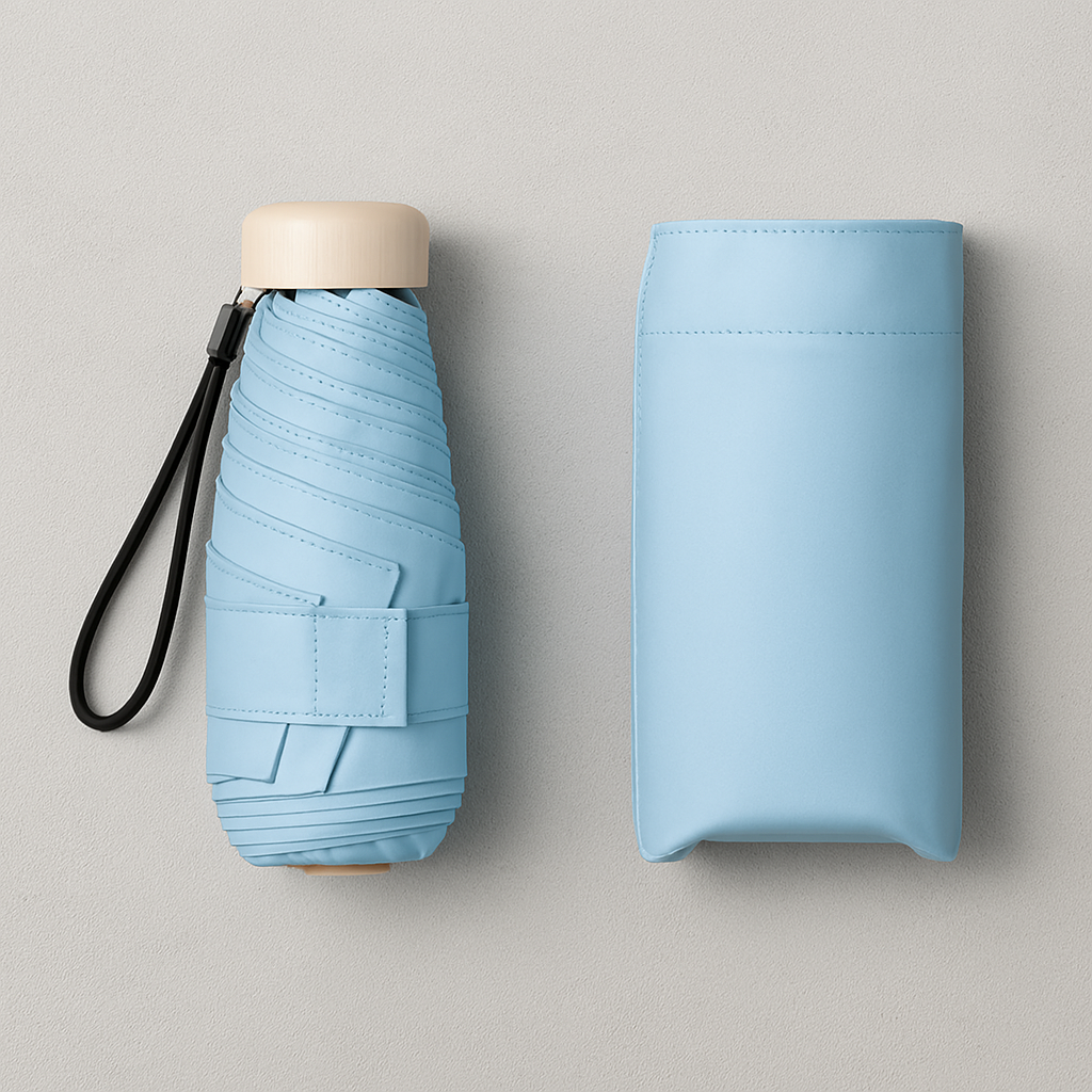 Compact Windproof Travel Umbrella