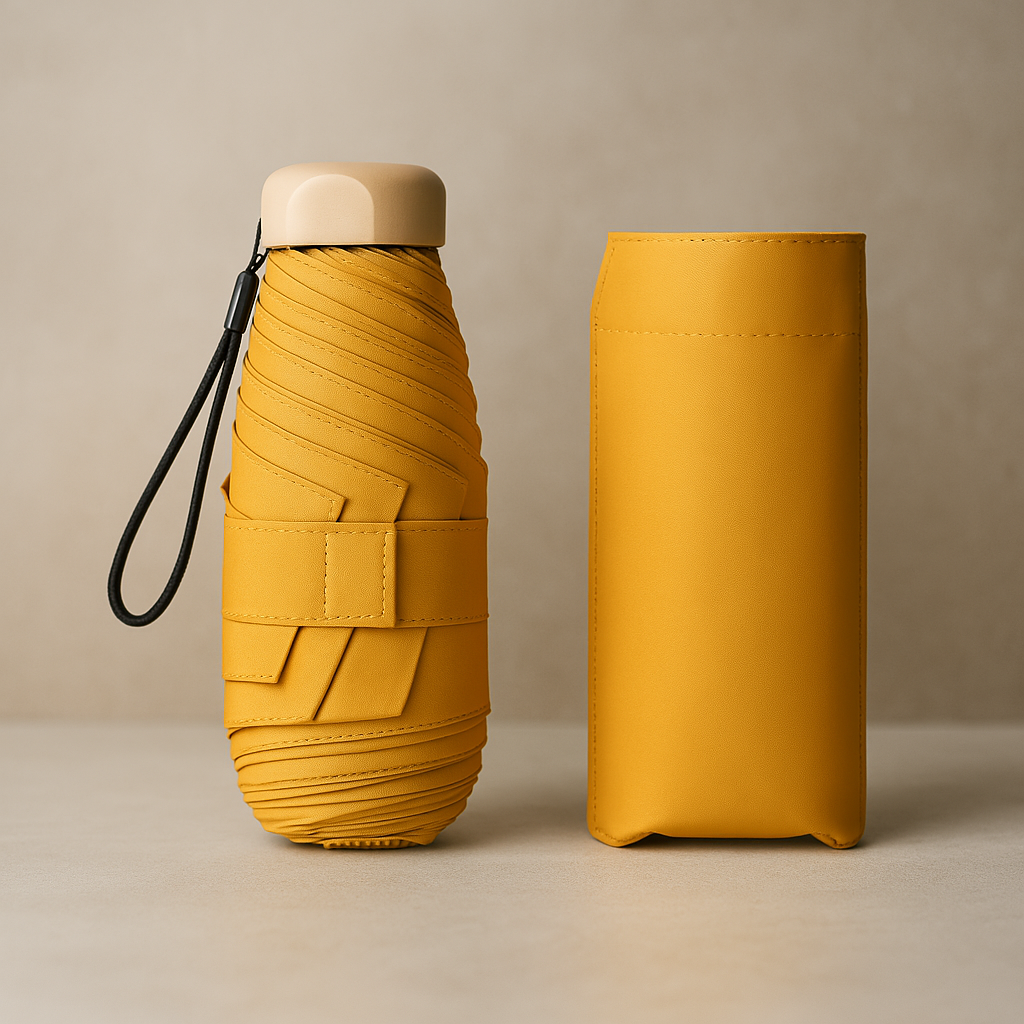 Compact Windproof Travel Umbrella
