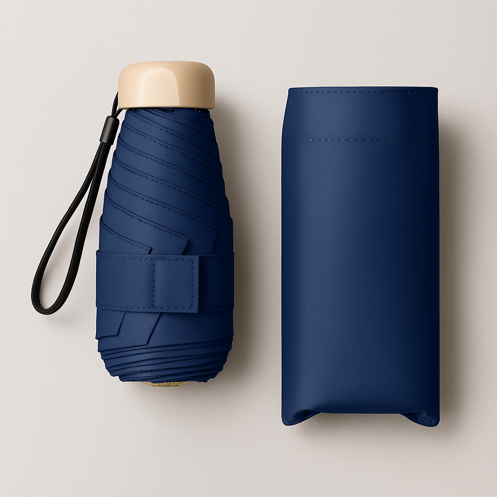 Compact Windproof Travel Umbrella