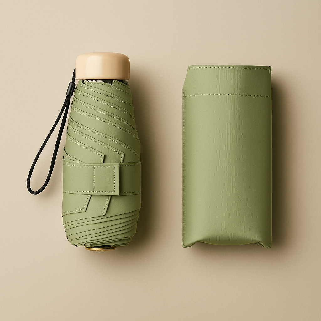 Compact Windproof Travel Umbrella