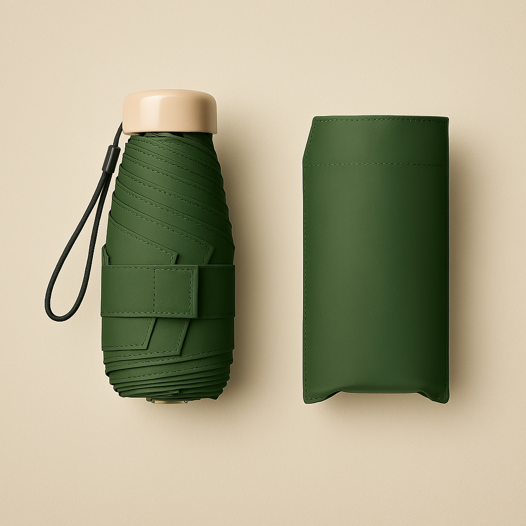 Compact Windproof Travel Umbrella