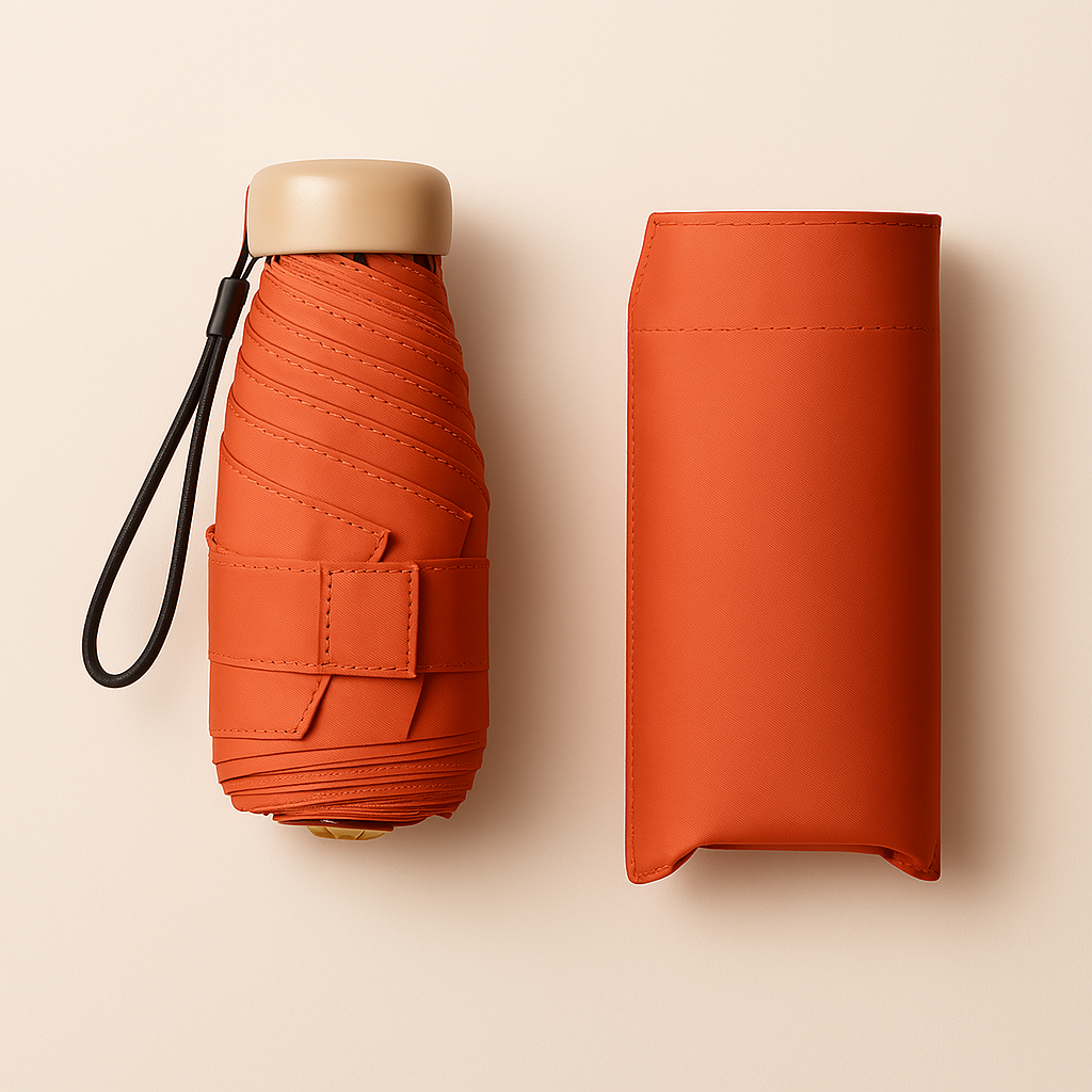 Compact Windproof Travel Umbrella