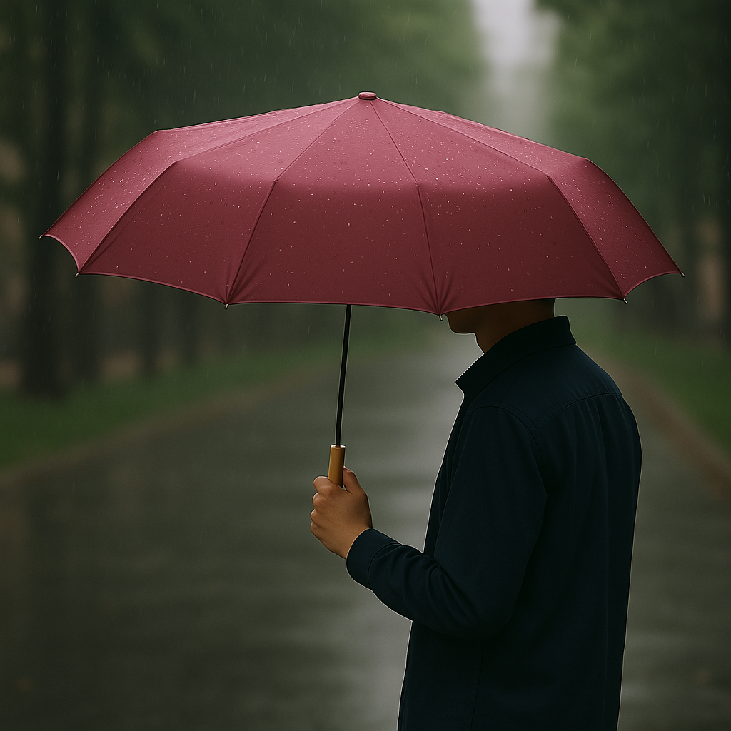 Compact Windproof Travel Umbrella