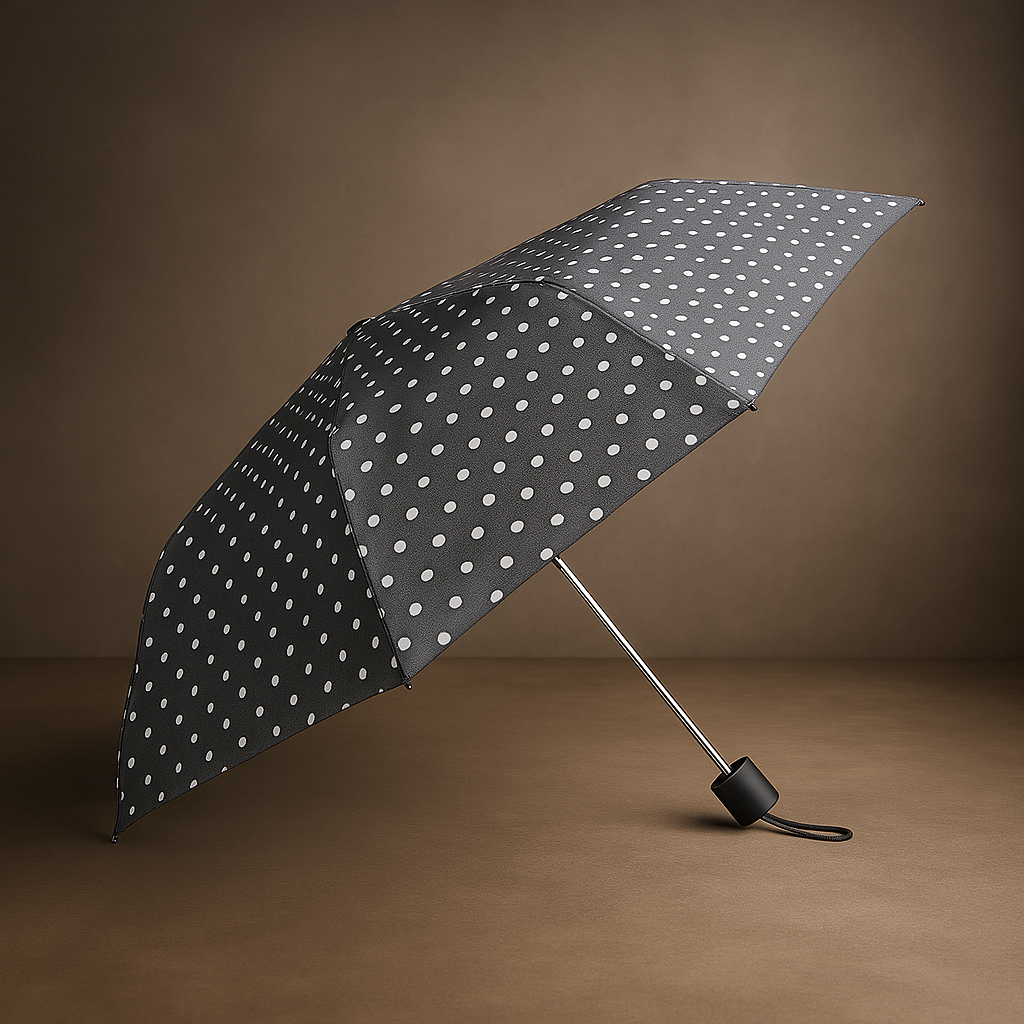 Micro Mini Manual Compact Umbrella With Protective Carrying Case