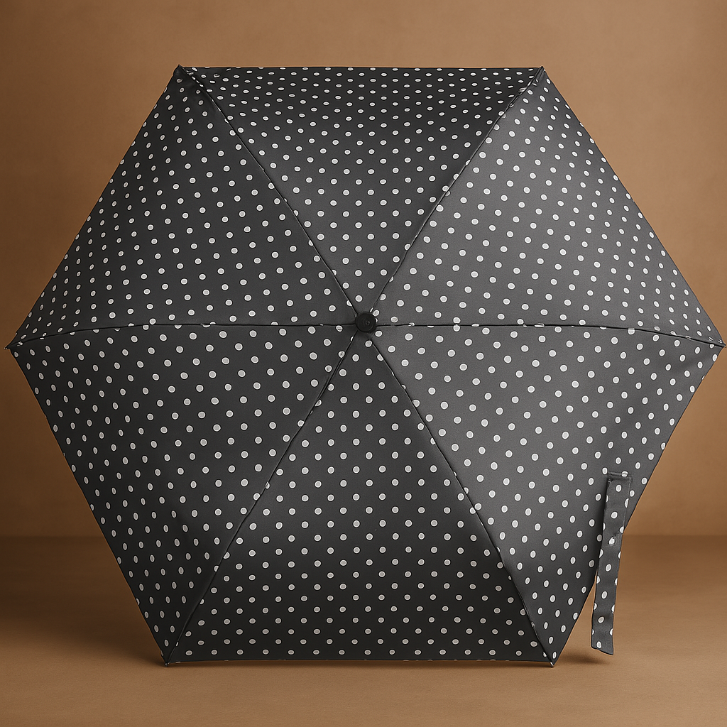 Micro Mini Manual Compact Umbrella With Protective Carrying Case