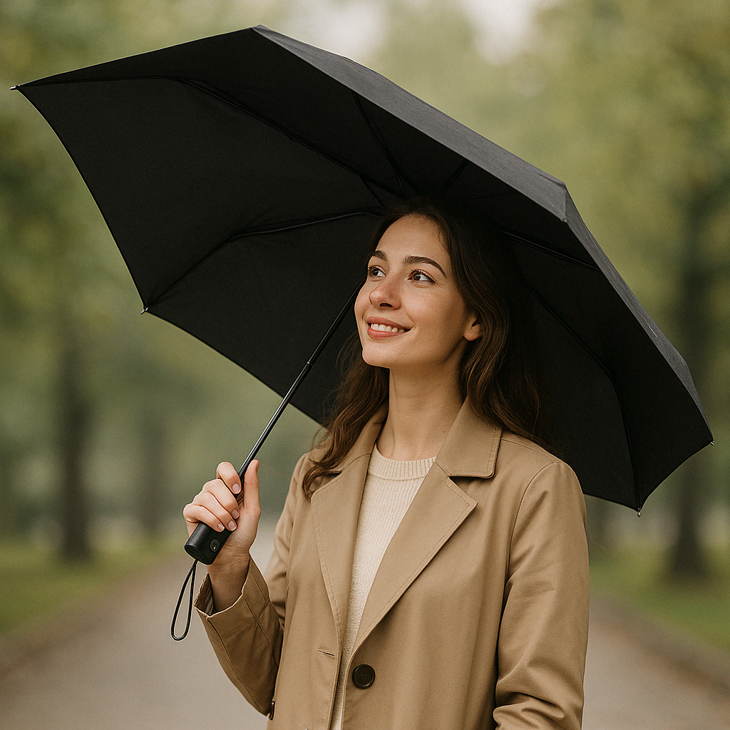Compact Auto Open And Close Umbrella