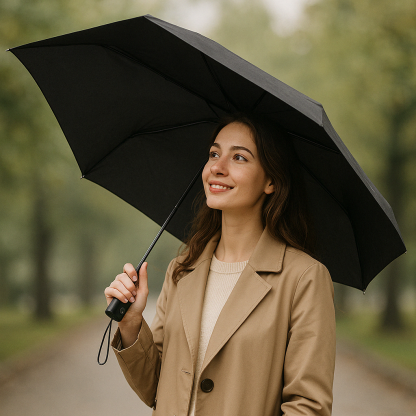 Compact Auto Open And Close Umbrella