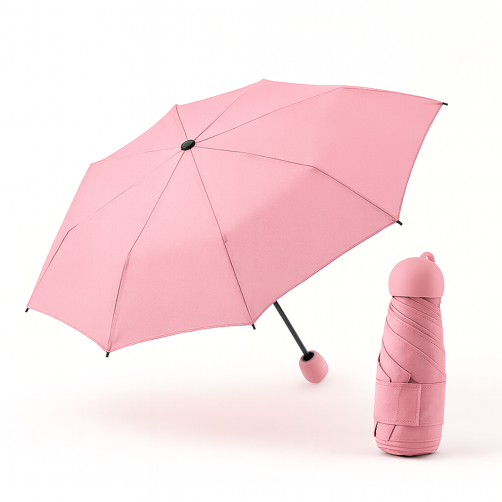 Mini Folding Capsule Travel Umbrella