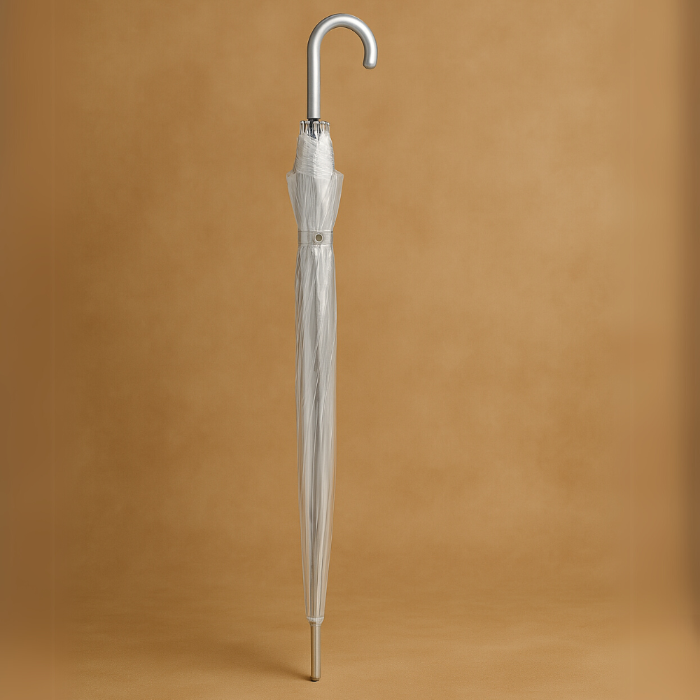 Manual Bubble Umbrella With Clear Dome Canopy