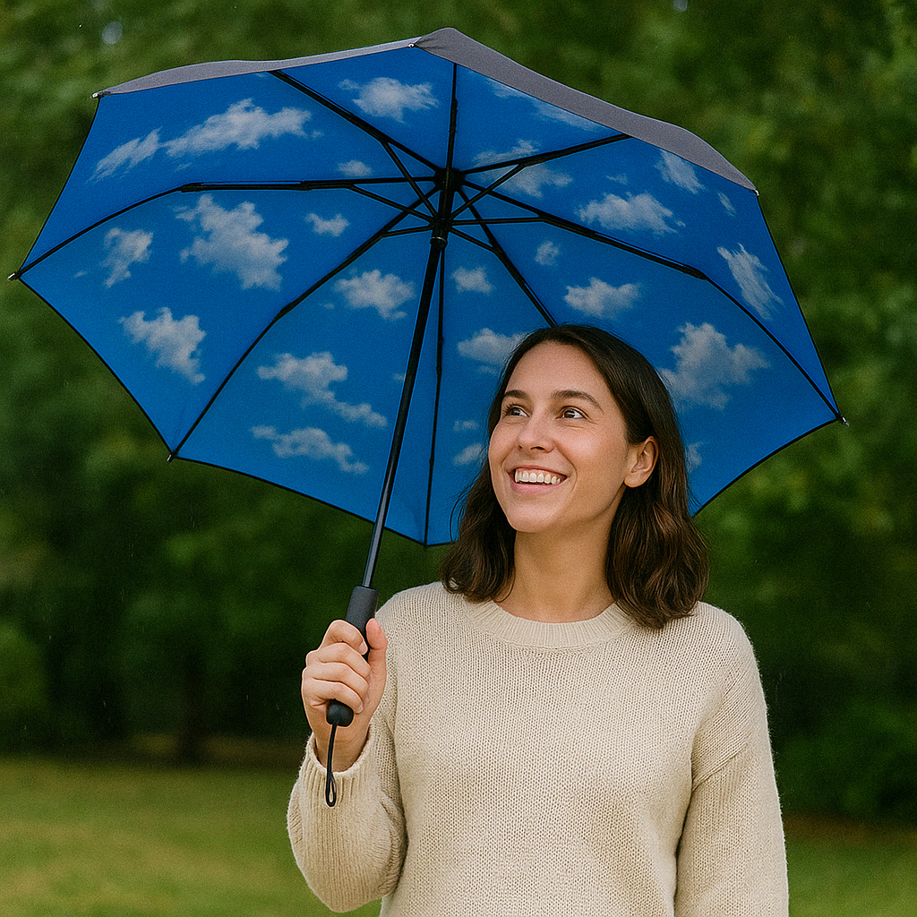 Waterproof And Wind Resistant Lightweight Foldable Travel Umbrella