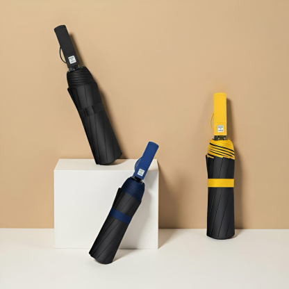 Hydrophobic Automatic Folding Multifunction Travel Golf with Built In Fan and Mist Large Double Canopy Windproof Storm Resistant Double Rib UV Sun Protection