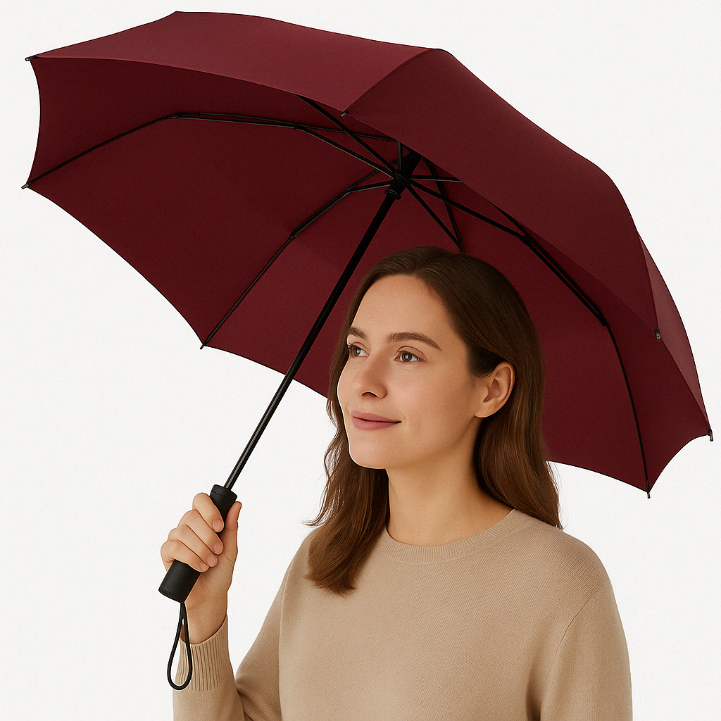 Automatic Open Golf Umbrella  Windproof Canopy for Outdoor Use