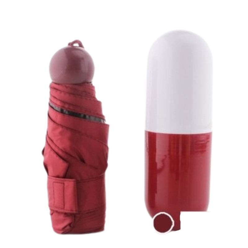 Mini Folding Capsule Travel Umbrella