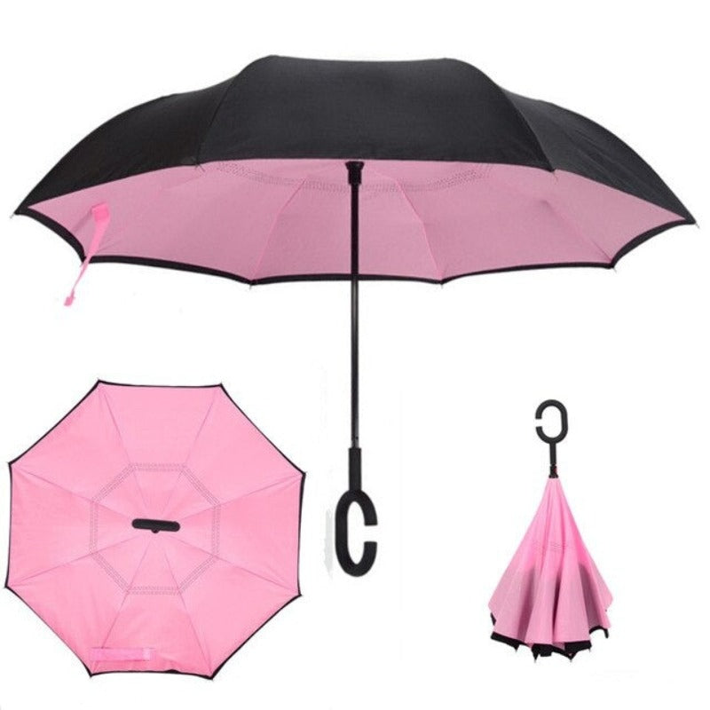 Reverse Umbrella Inverted Anti UV Umbrella For Men