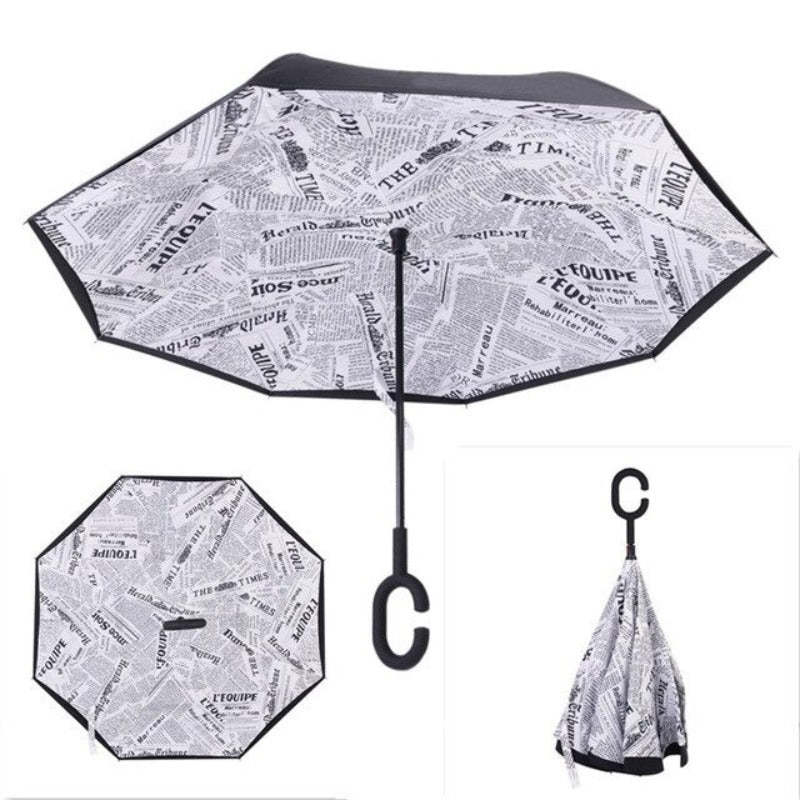 Reverse Umbrella Inverted Anti UV Umbrella For Men