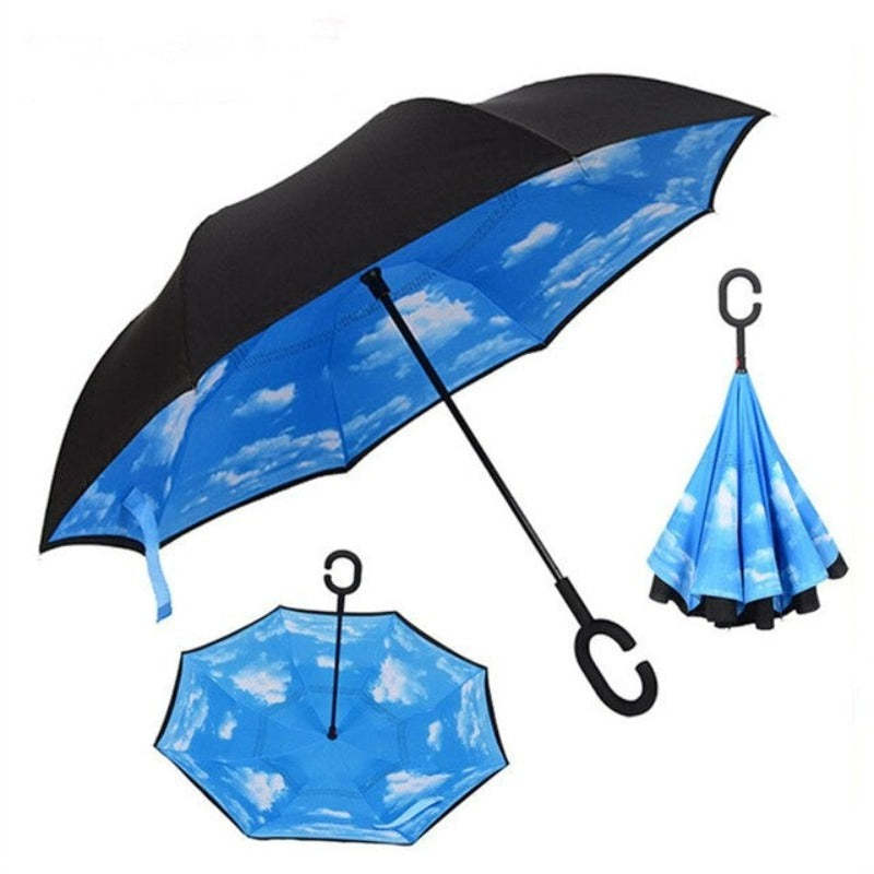 Reverse Umbrella Inverted Anti UV Umbrella For Men