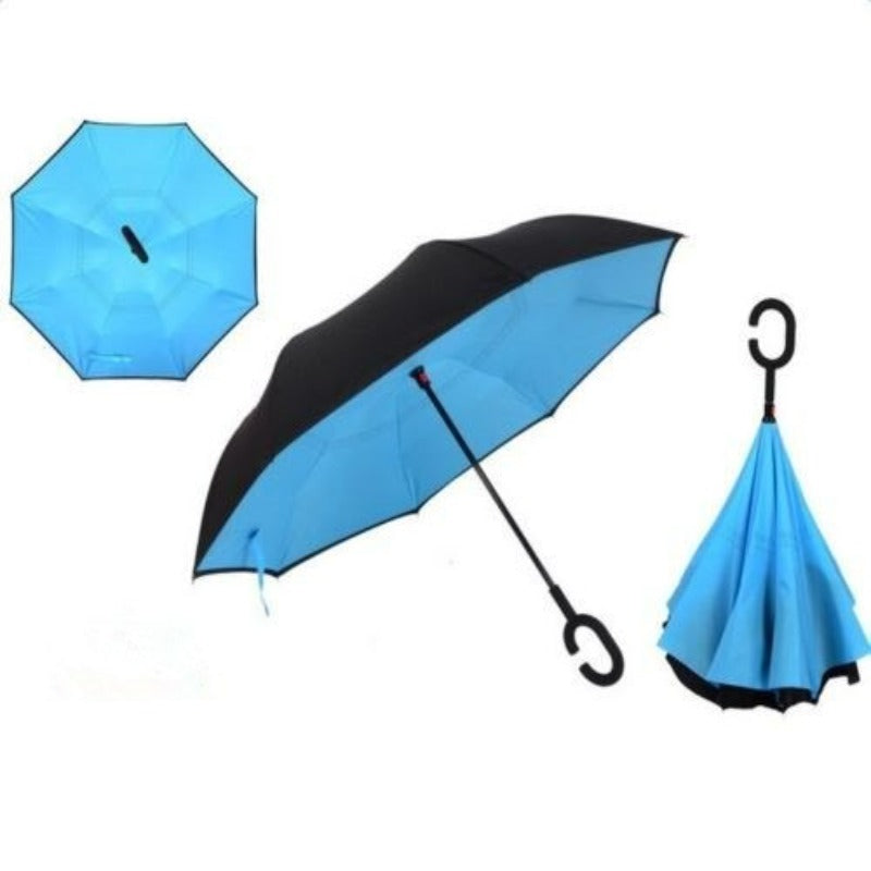 Reverse Umbrella Inverted Anti UV Umbrella For Men