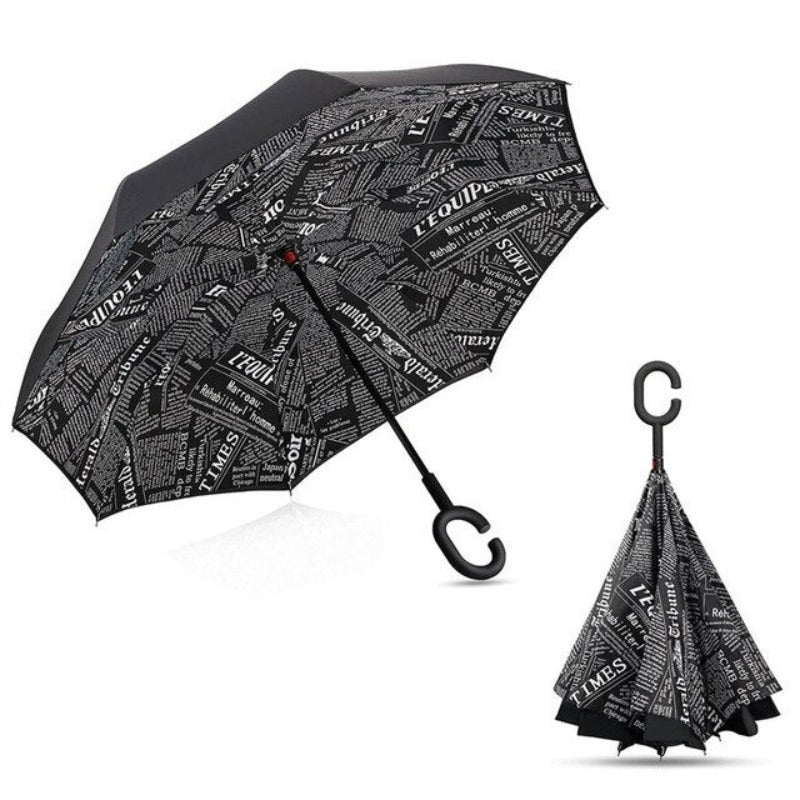 Reverse Umbrella Inverted Anti UV Umbrella For Men