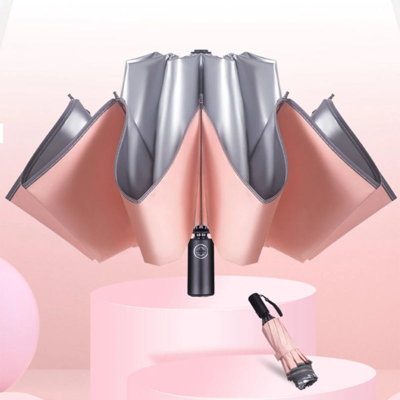 Windproof Reverse Anti-UV Automatic Umbrella