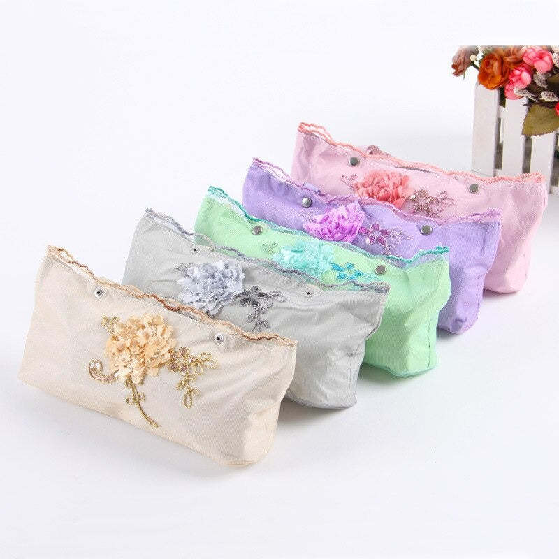 Women's Sun Lace Folding Flower Umbrellas