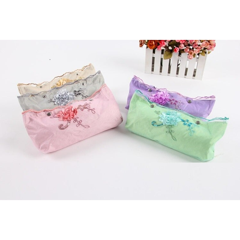 Women's Sun Lace Folding Flower Umbrellas