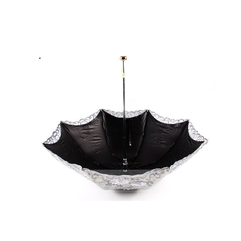 Women's Sun Lace Folding Flower Umbrellas