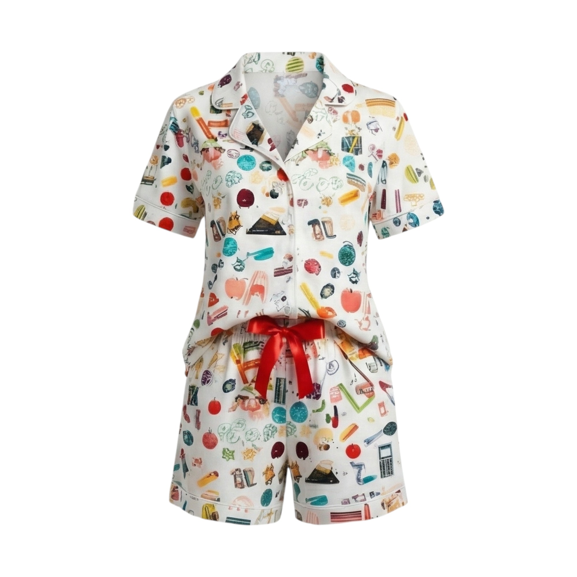 Education Inspired Pajamas With School Pattern And Iconic Designs